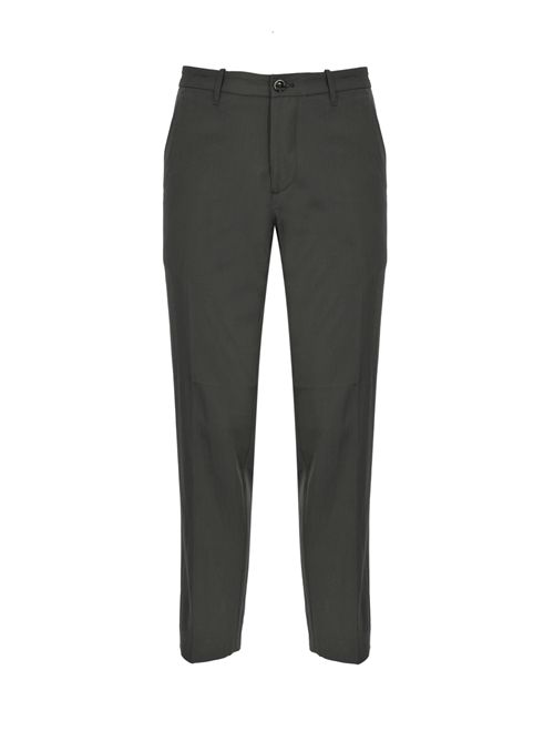 Pantalone piatto Giove slim in misto lana Cactus Nine in the morning | 9SS26 GVE71CACTUS